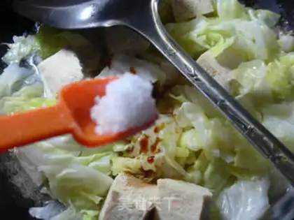 Make Frozen tofu with cabbage step 7