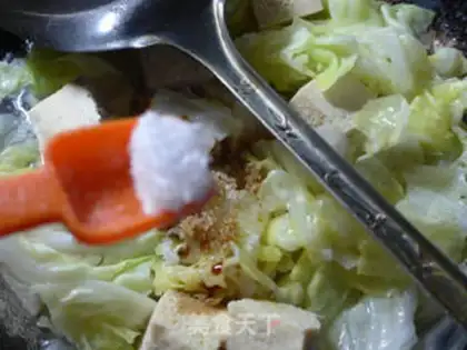 Make Frozen tofu with cabbage step 8