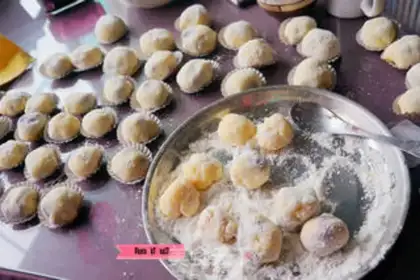 Make Banana potato rice step 23