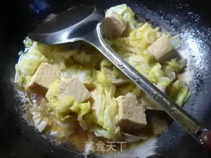 Make Frozen tofu with cabbage step 9