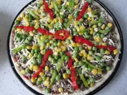 Make Beef bottom pizza step 16