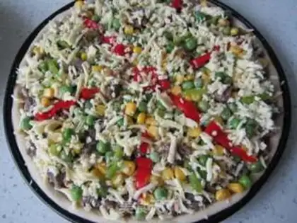 Make Beef bottom pizza step 17