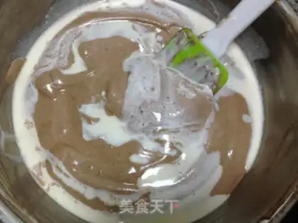 Make Chocolate with tea and cheese step 5