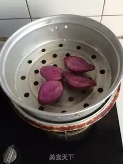 Make Five-colour potato oatmeal step 1
