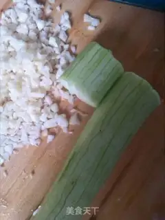 Make Garlic silk melon step 0