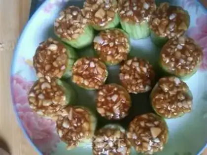 Make Garlic silk melon step 6