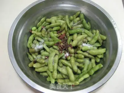 Make Salt-water beans step 2