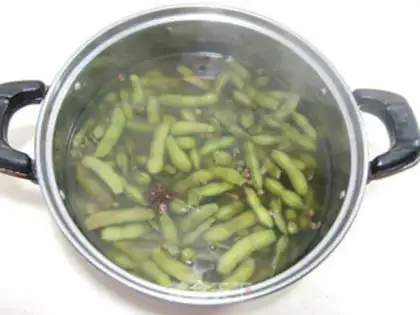 Make Salt-water beans step 5