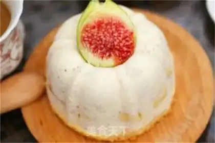 Make A fig mousse cake step 16
