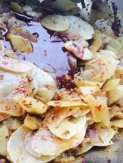 Make Spicy potatoes step 4