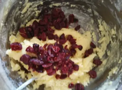 Make Cranberry cookies step 5
