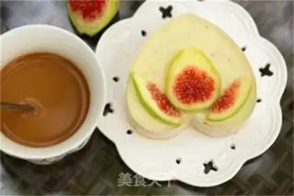 Make A fig mousse cake step 21