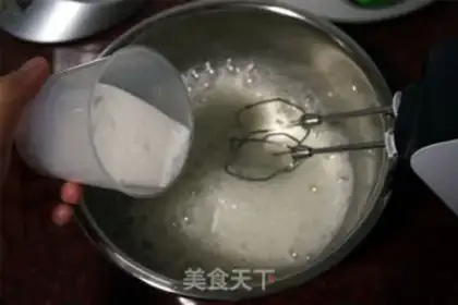 Make Pink yogurt birthday cake step 6
