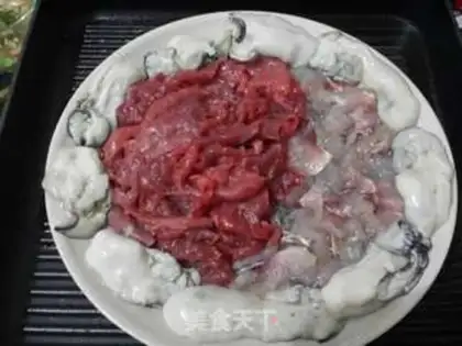 Make When seafood is burning iron and vegetables step 3