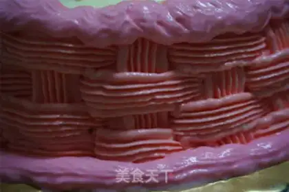 Make Pink yogurt birthday cake step 13