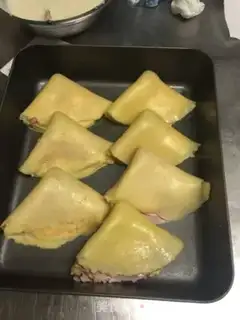 Make Italian egg pancakes step 16