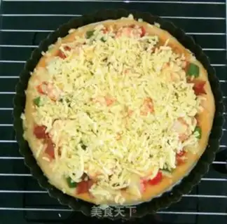 Make Shrimp bacon pizza step 6