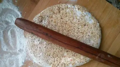 Make Gold bean cake step 8