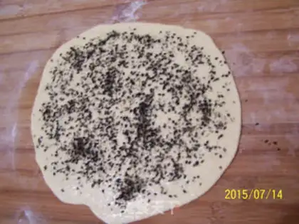 Make Black sesame salt tacos step 6