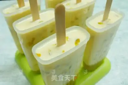 Make Brahma yogurt popsicle step 5