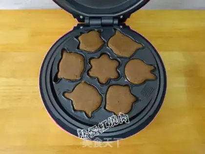 Make Cake machine cocoa cake step 11