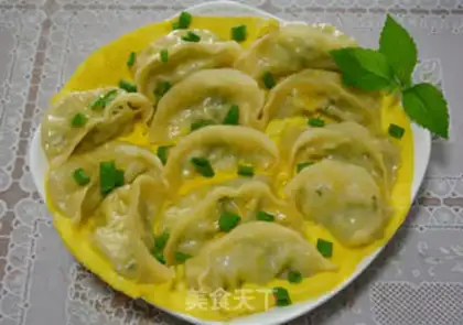 Make Eggskin dumplings step 8