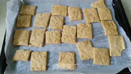 Make Sesame soda cookies step 9