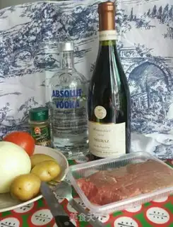 Make Vodka steak step 1