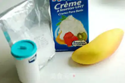 Make Summer ice: mango ice cream step 0