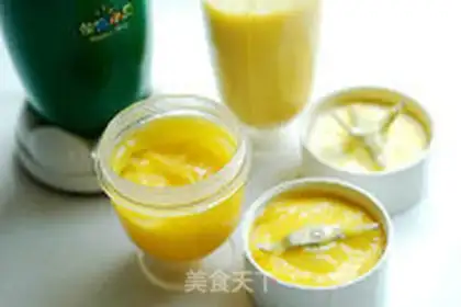 Make Summer ice: mango ice cream step 2