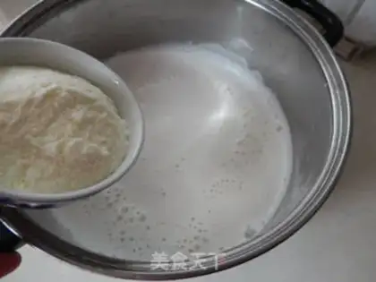 Make Almond tofu step 4