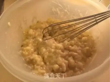Make Banana walnut marfin step 2