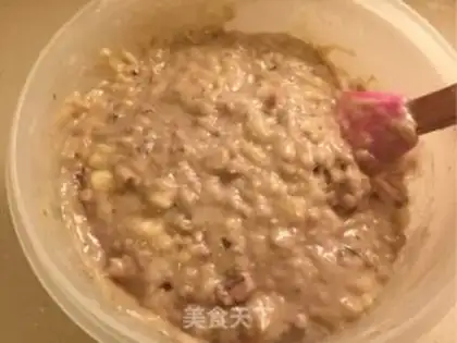 Make Banana walnut marfin step 4