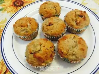 Make Banana walnut marfin step 7