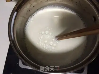 Make Small red milk step 2