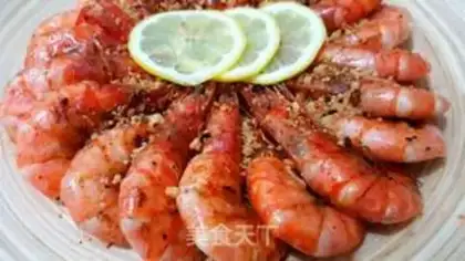 Make Garlic mince shrimp step 3