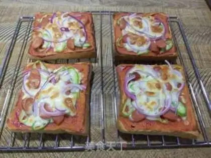 Make Toast pizza step 7