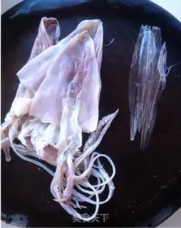 Make Fired squid step 1
