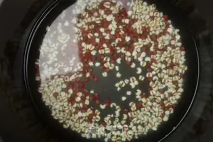Make Red bean rice congee step 2