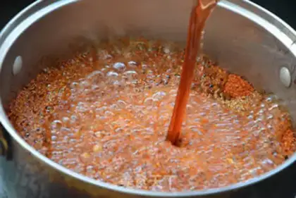 Make Red oil production step 9