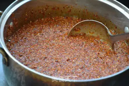 Make Garlic peppers step 5