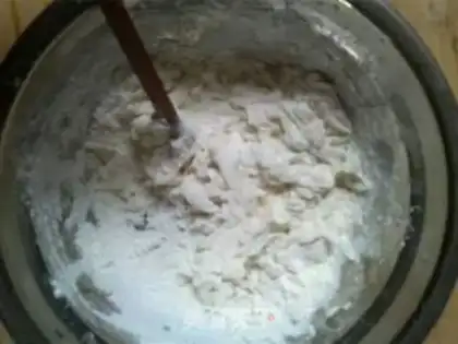 Make Peanut butter pancakes step 1