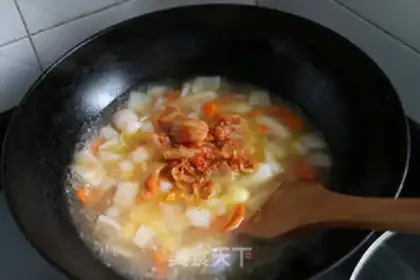 Make Hot cabbage cheesecake step 3