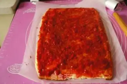 Make Cherry cake rolls step 10