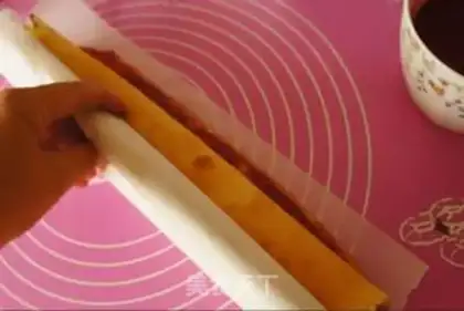 Make Cherry cake rolls step 11