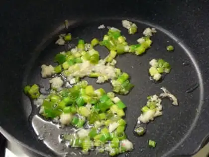 Make A star with salted eggs step 1