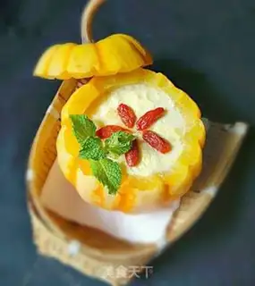 Make Goldmelon water and eggs step 9