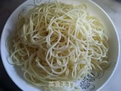 Make Cold noodles step 1