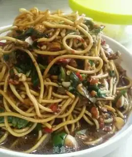 Make Black noodles step 4