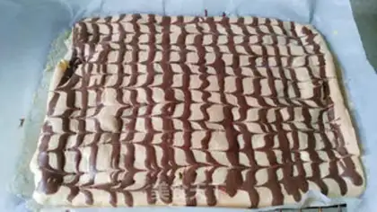 Make Cake rolls step 13
